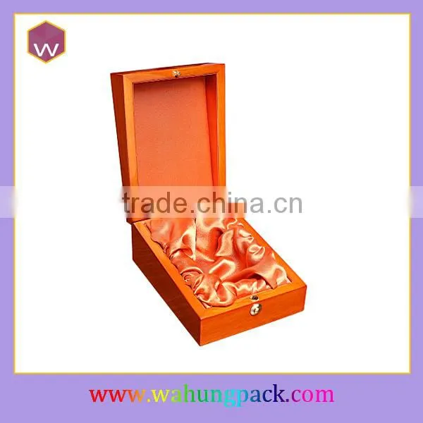 Hand Craft Blue MDF Perfume Box Bottle Beautiful Packaging Perfume Box Custom