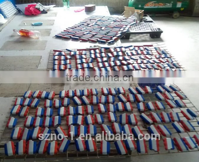 relief Argentina flag shape customized soft rubber PVC cover for lighter
