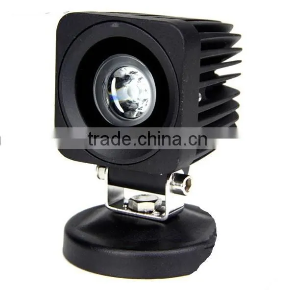 2013 new black led motorcycle auxiliary lights, 10w USA led work light