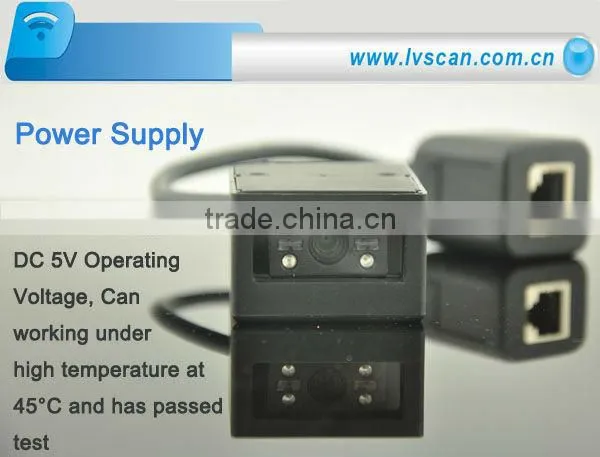Mini OEM ATM 2D Scanner Module, IP54 Rating, Water and Dust Resistant