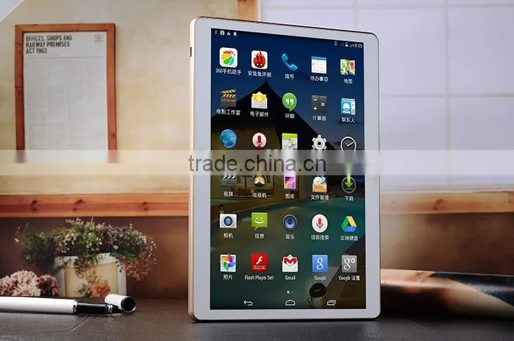9.6 inch android 5.1 tablet pc Quad core 1280*800 LTE 3g SD card slot dual SIM gps bt wifi