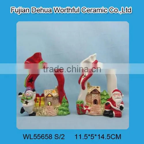 High quality ceramic christmas flower pots,ceramic owl flower pots