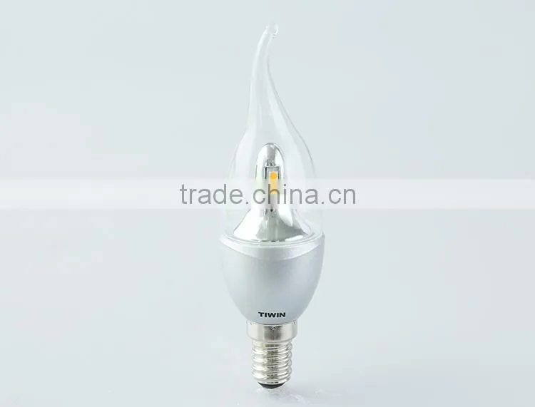 TUV CERTIFICATE 4W led candle light bulb