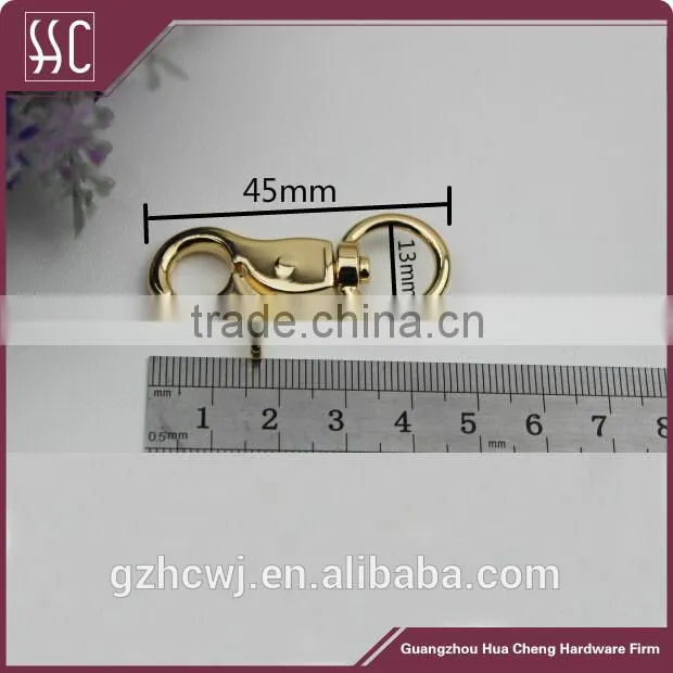 metal dog hook, small metal snap hook, Guangzhou made dog hook