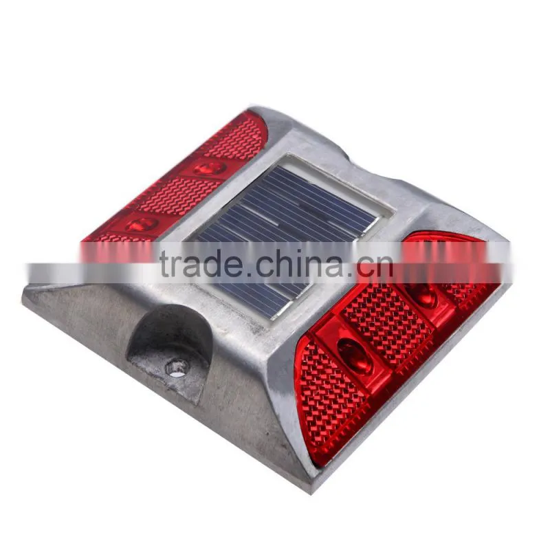 Road safety blinker light aluminum led solar road studs