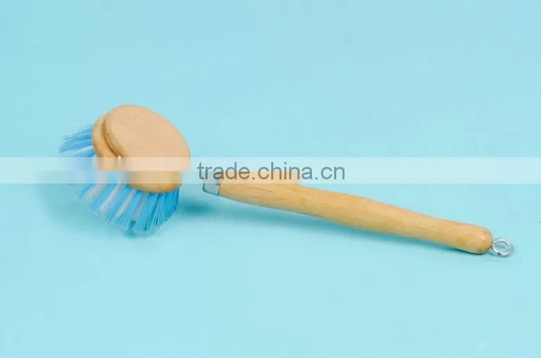 wooden handle cleaning brush