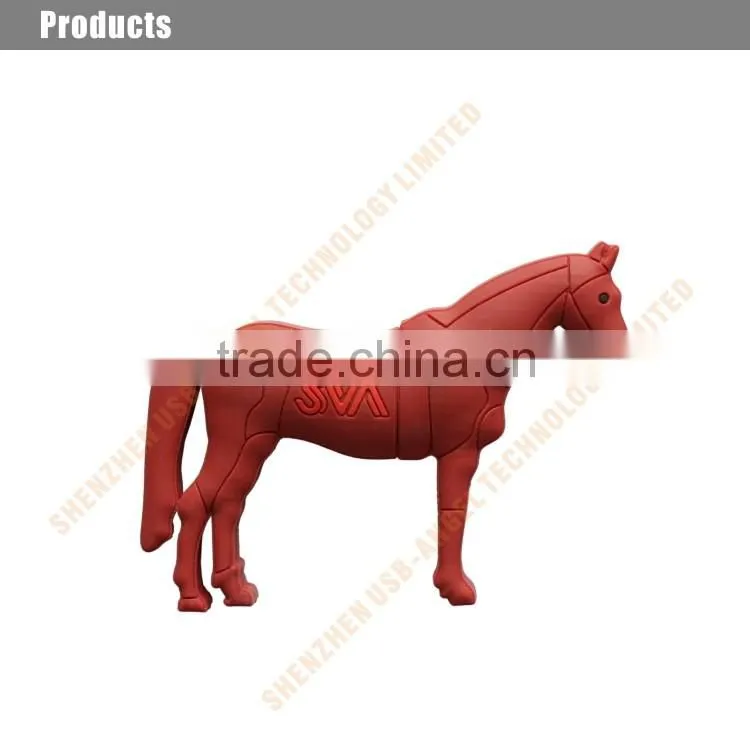 Red horse usb pen drive 2.0 customize usb flash drive bulk 1gb usb flash drives