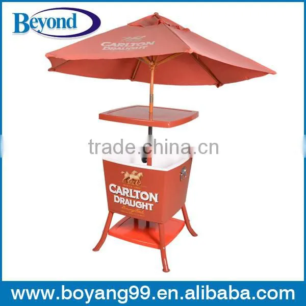 metal ice cooler box
