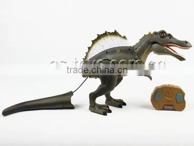 50CM Large flashing walking spinosaurus rc plastic dinosaur toy