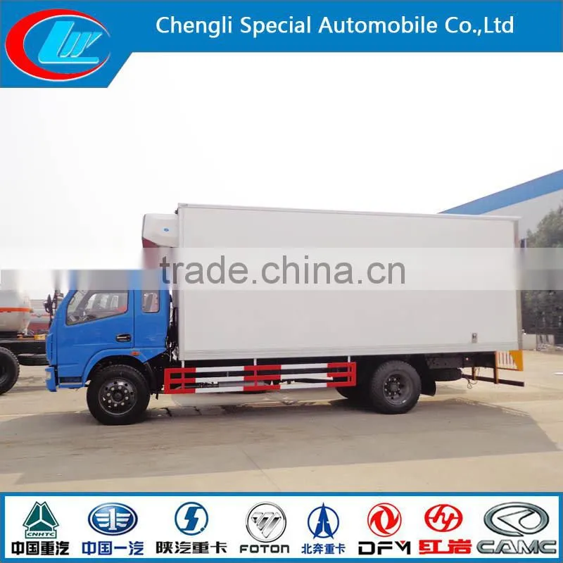 Fresh vegetable freezer truck transport meet freezer truck hot sale 4X2 refrigerator truck
