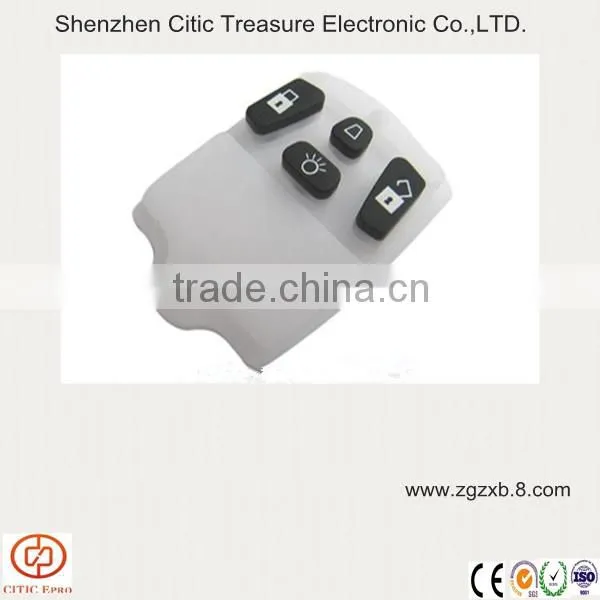 Remote controller keybard /rubber keypad for car /car remote keypad