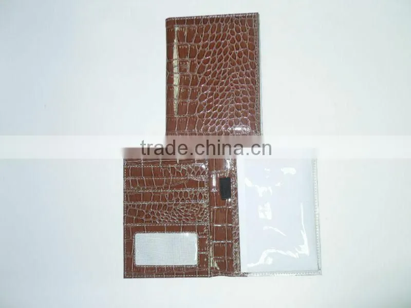 High quality pu leather memo/organizer with pen holder