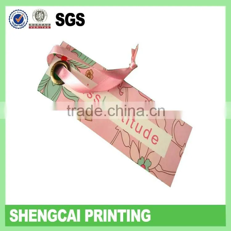 Hot sale custom printed paper garment tags