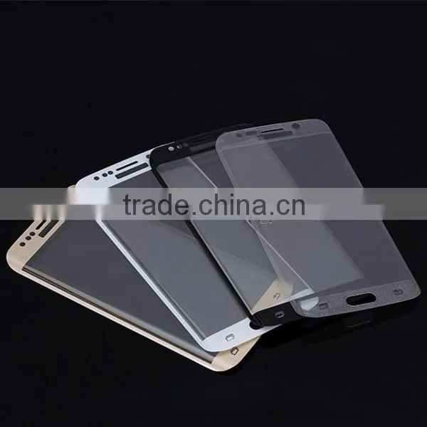 Gold 3D Curved Screen protector S6 Edge Plus Tempered Glass 9H