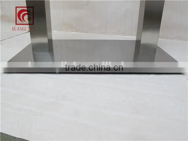 square stainless steel table leg, metal dining table legs