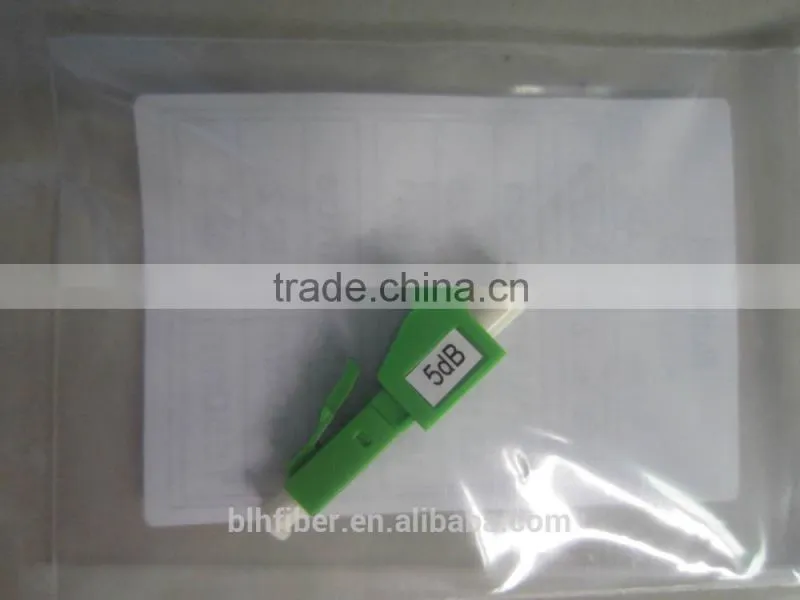 male to female type fiber optical LC APC UPC singlemode attenuators