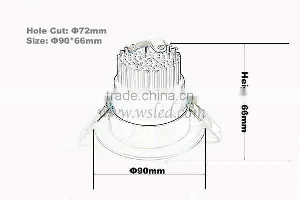 7W led downlight, led cob downlight led downlight price