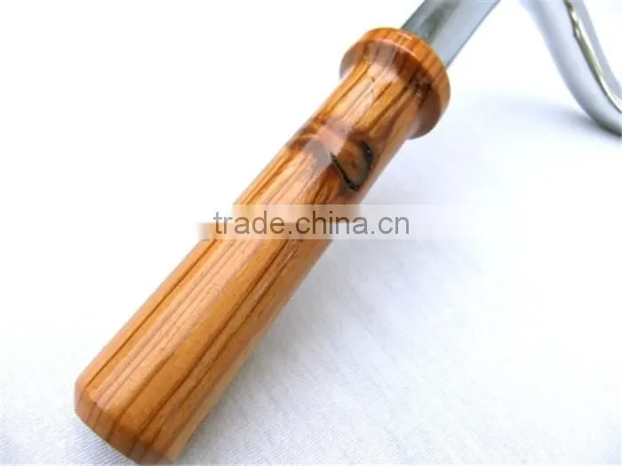 Customized polished wooden bike handlebar