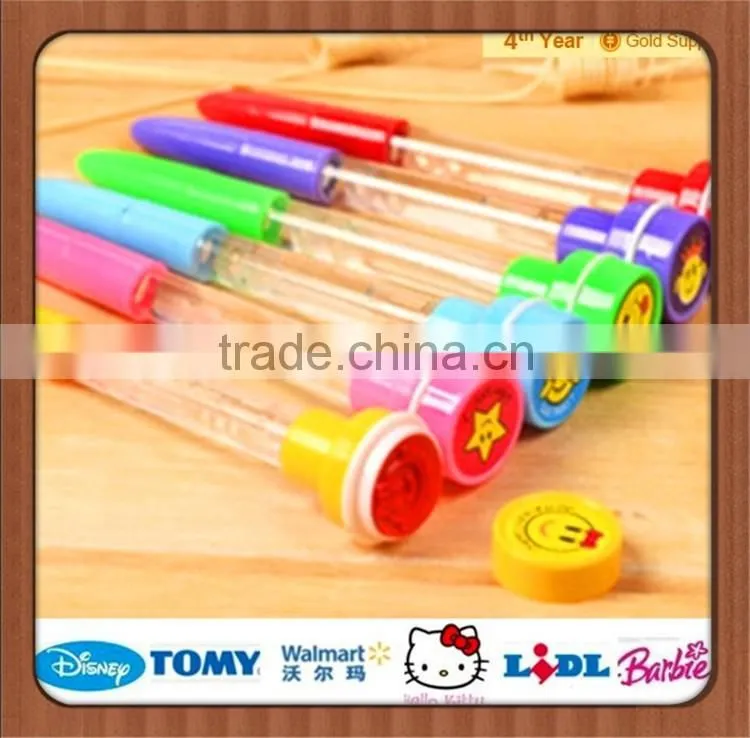 kids handy colorful self inking stamp pen