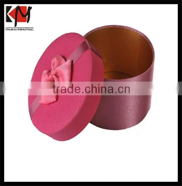 Custom Design Printed Round Flower Box Round Luxury Gift Box