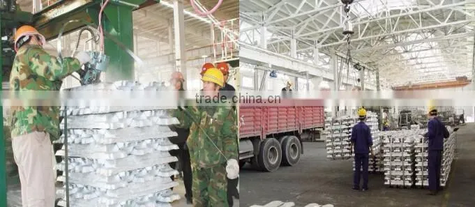 China Pure aluminium ingot 99.7 manufacturer