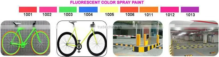 fluorescent aerosol paint