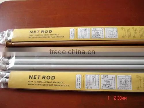 shower curtain spring tension rail