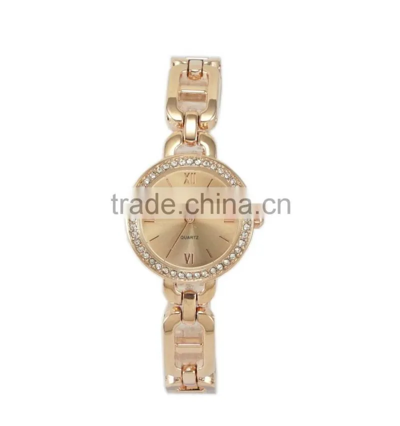 New models leisure style women's chain dress watch amazing sunray dial bright Japan quartz watches woman and girls