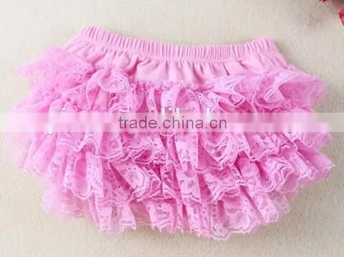 Sweet Color Lace Pants For Kids Soft Fabric Lace Pants For Kids