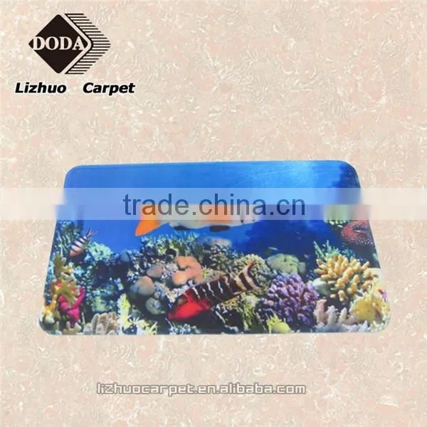 Cheap Newest painting non slip color chaging entrance mat