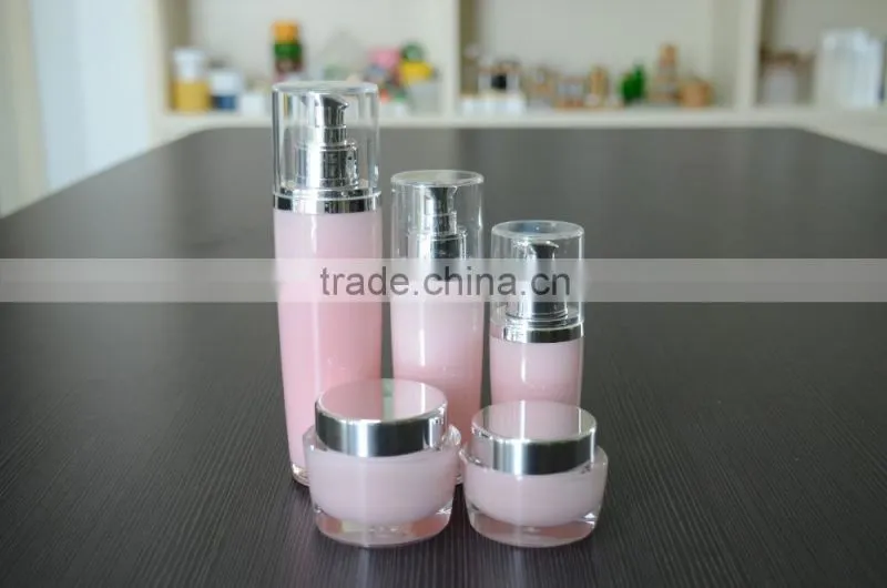 China wholesale acylic cosmetic jars luxury packing cream jar plastic containers