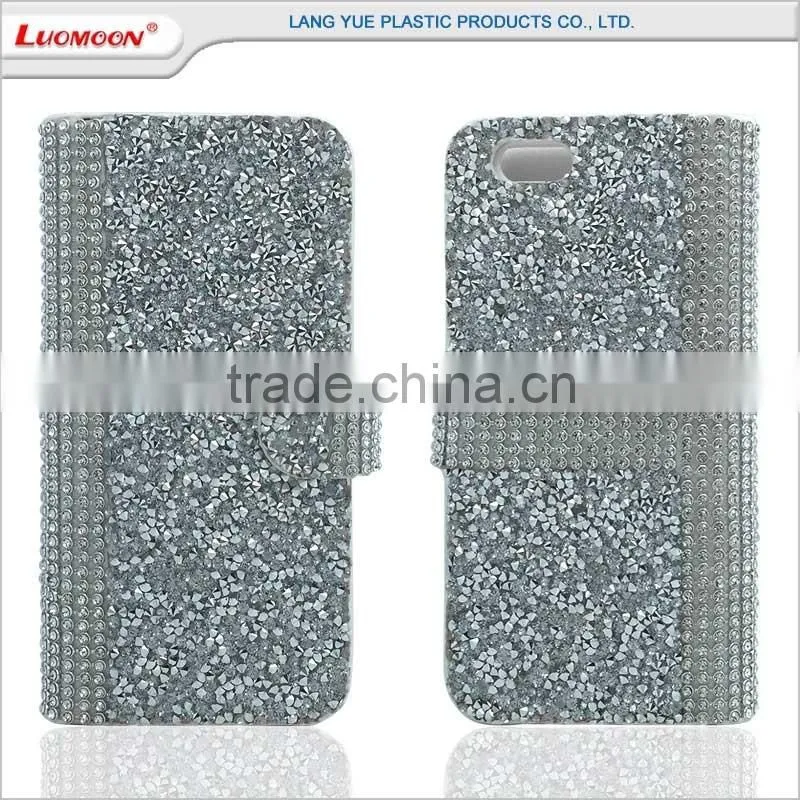 diamond wallet leather phone case cover for huawei ascend y g d u 8825 100 200 330