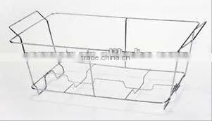 Buffet Chafer Food Warmer Wire Frame Hold Foil Pans For Dispoable Chafing Dishes