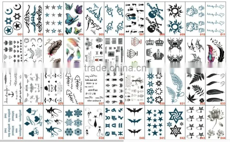 colorful body art customize sweets temporary confectionery tattoo