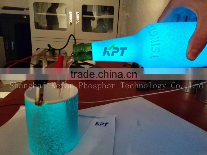 3D stereoscopic electroluminescent paints or materials for car
