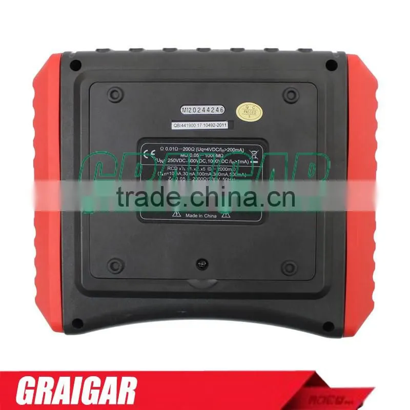 UNI-T UT595 Multifunction Loop Testers Earth Ground Line Loop Impedance Tester Insulation Resistance Meter w/RCD Protection
