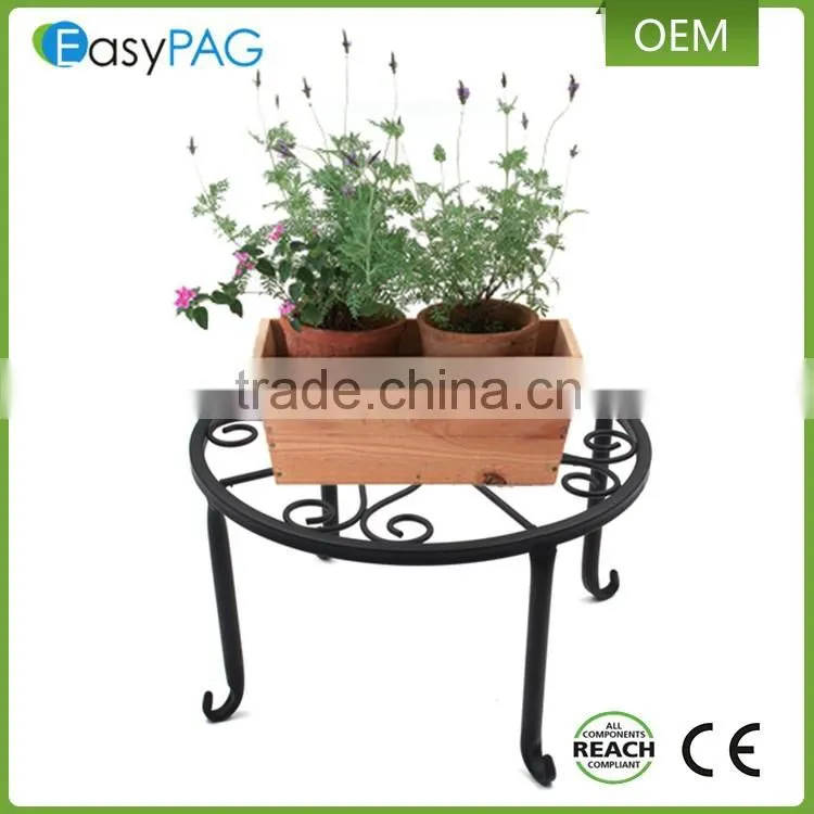 Metal Shelves Flower Pots Indoor Plant Stand, Outdoor Garden Racks