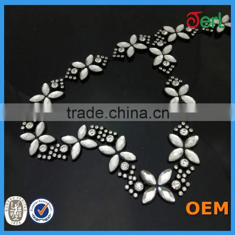 Wholesale New Design Acrylic Plastic Banding Trims for Clothing