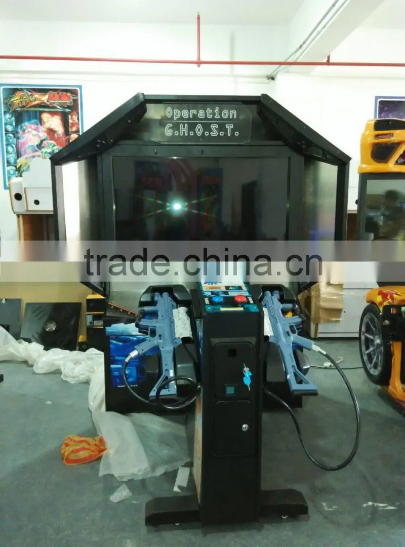 coin operated touch screen video game machines 42_LCD_Ghost_squad shooting arcade game machine racing go karts slot machine