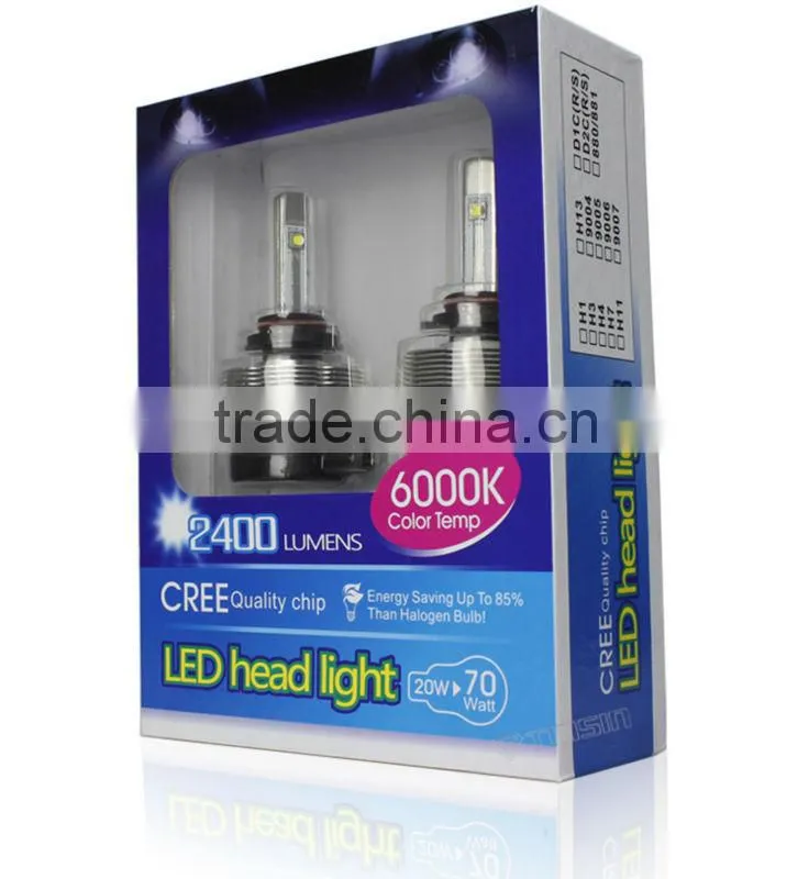 High Quality 9005 Car LED Headlight H8/H9/H11 9005/9006 Auto LED Head Lamp