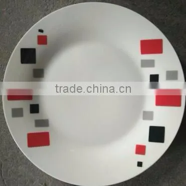 China factory wholesale Algeria market supply porcelain dinner plate