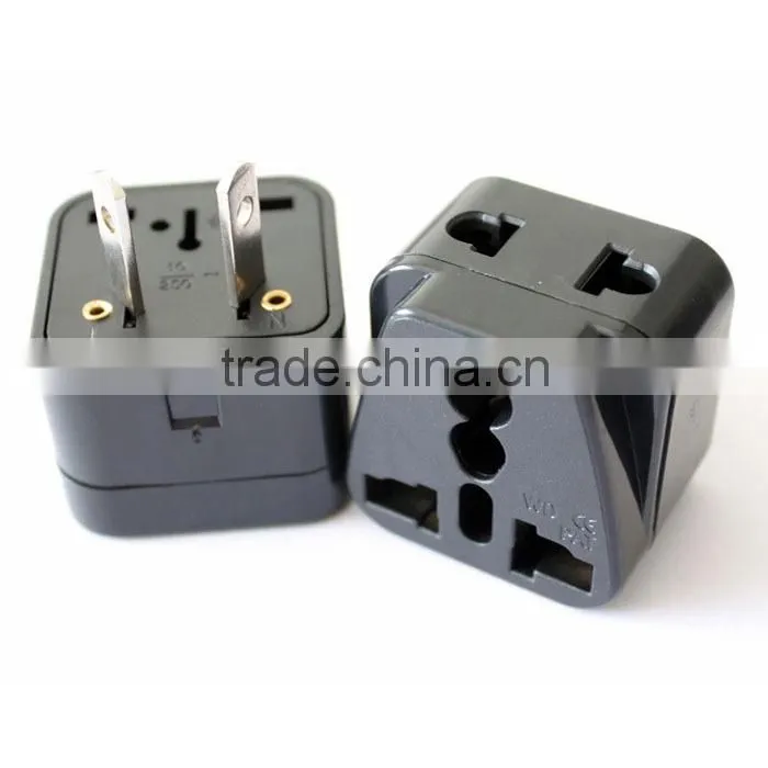 New product 2016 Double sockets travel adaptor EU UK US SWISS TO Australia plug universal electric travel adapter CE ROHS COPER