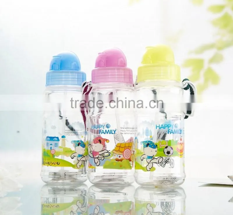 500ml BPA FREE wholesale plastic straw bottles for baby