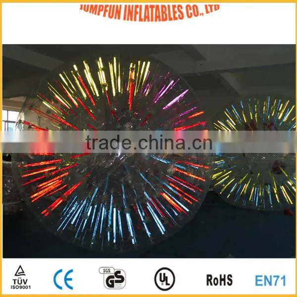 inflatable glowing zorb ball for sale