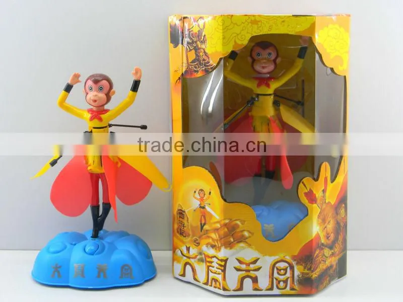 RC Flying Monkey King With Music and Light,induction Fairy Doll