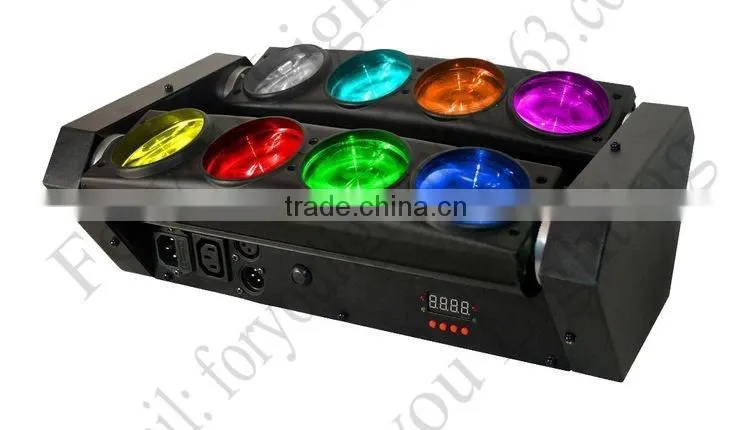 Professional Stage Disco DJ Wedding Party MARQ Lighting Ray Tracer Quad 8pcs 10W 12W RGBW 4in1 LED Spider Beam Moving Head