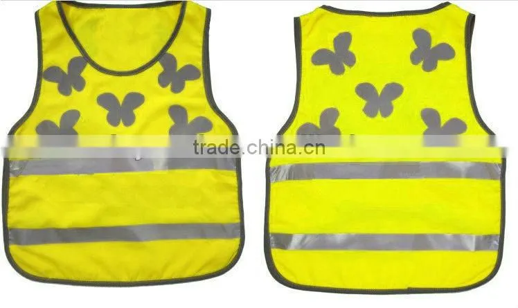 hi-vis safety vests for children/child reflective waistcoat/hi-vis pink safety vest