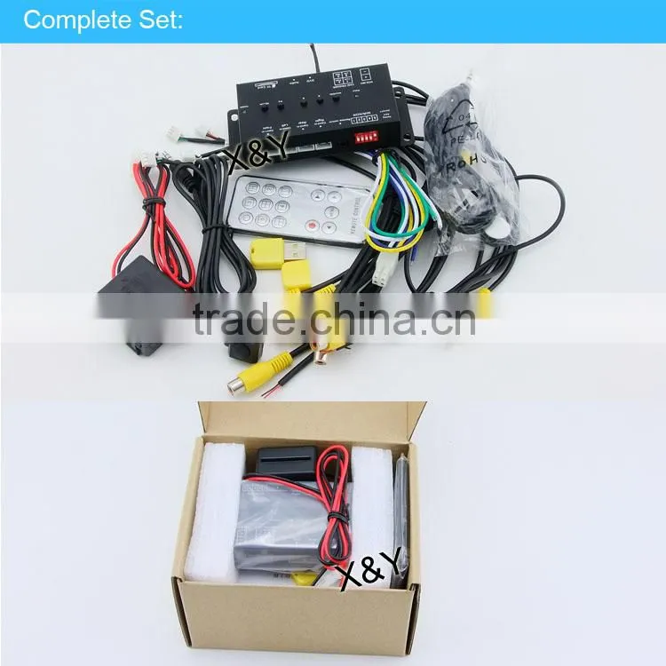 4 channels HD 360 view car camera video splitter Preview and Recording cctv dvr XY-6029MDVR