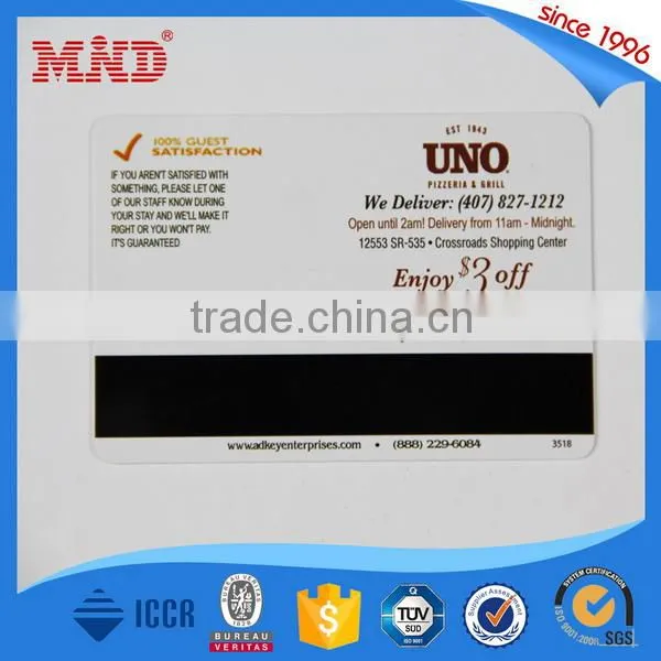 MDP163 4 Color Printing Magstripe Plastic PVC Card