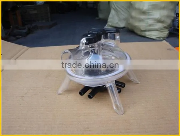 gasoline and electric double buckets cow milking machine